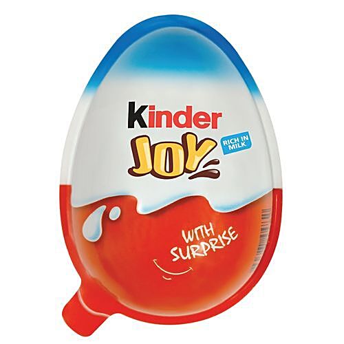 Kinder joy shape chocolate