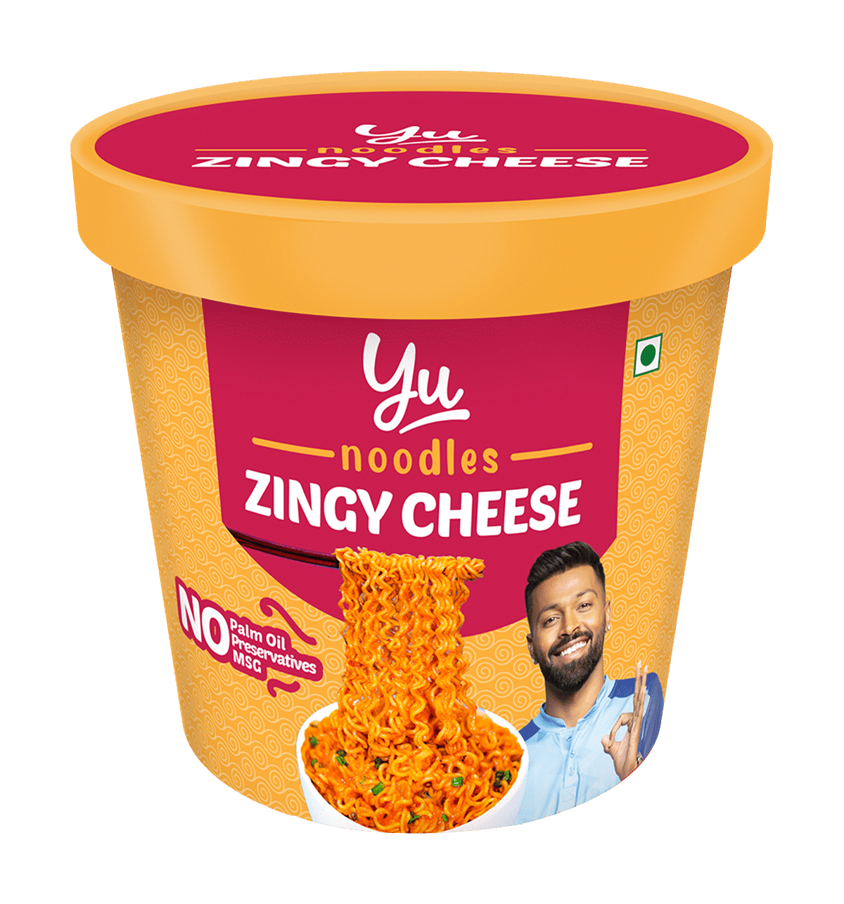 Yuu zingy cheese noodles cup