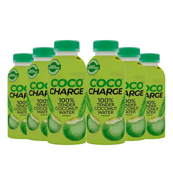 Wow ! Coco charge 100% tender coconut water ( 6× 200ml )