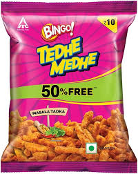 Bingo tedhe medhe tadka Crisps masala