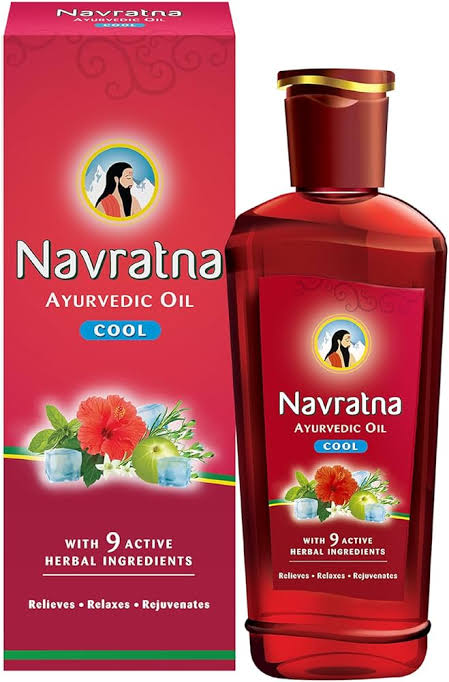 Navratna cool ayurvedic hair oil