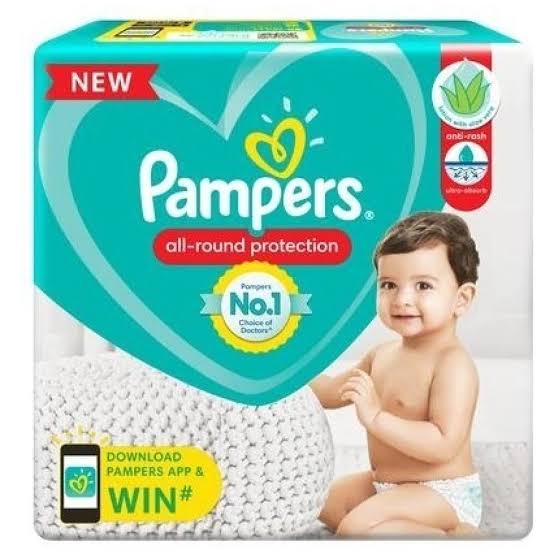 Pampers all around protection baby care diaper