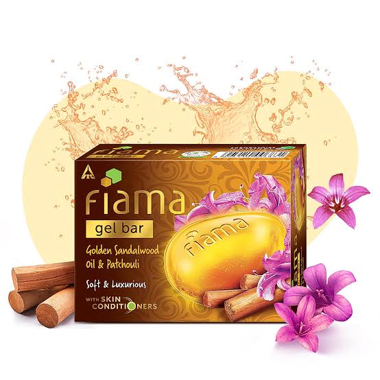 Fiama gel bathing bar (golden sandalwood oil & patchouli)