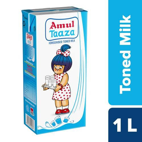 Amul Taaza Toned Fresh Milk
