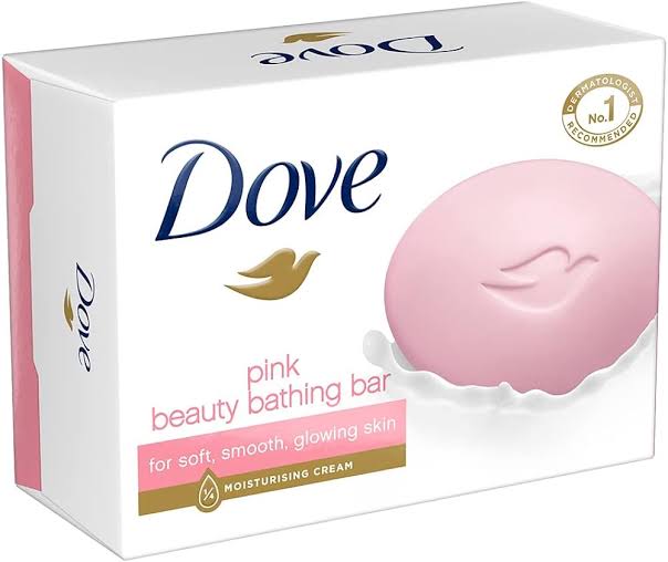 Dove pink beauty bathing bar