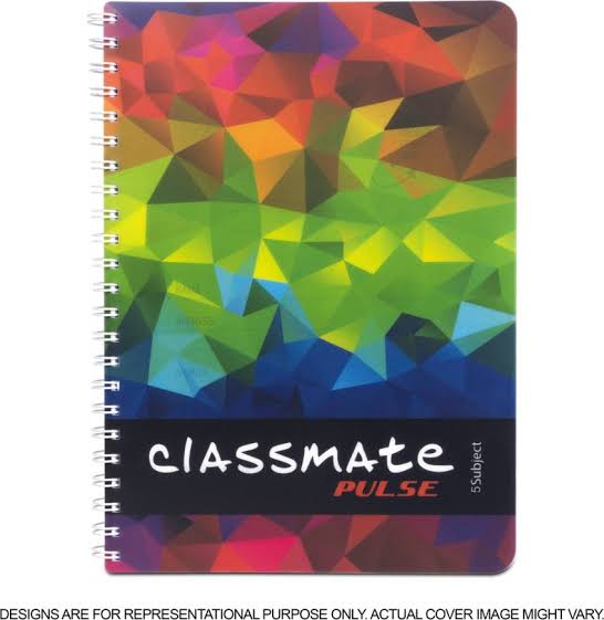 Classmate unruled spiral note book