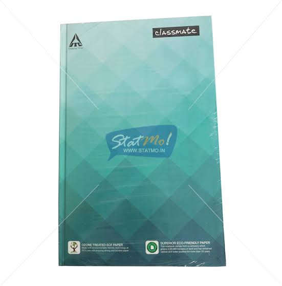 Papboo single ruled hardbound notebook