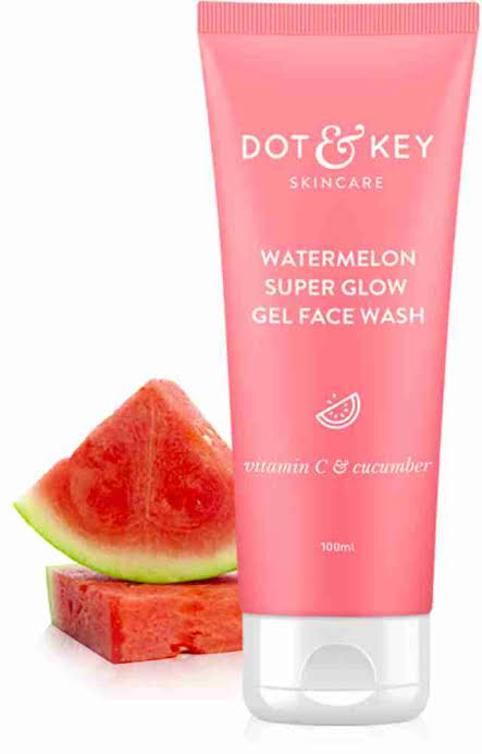 Dot & key watermelon super glow gel face wash
