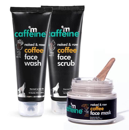 mcaffeine coffee deep cleansing face wash combo pack