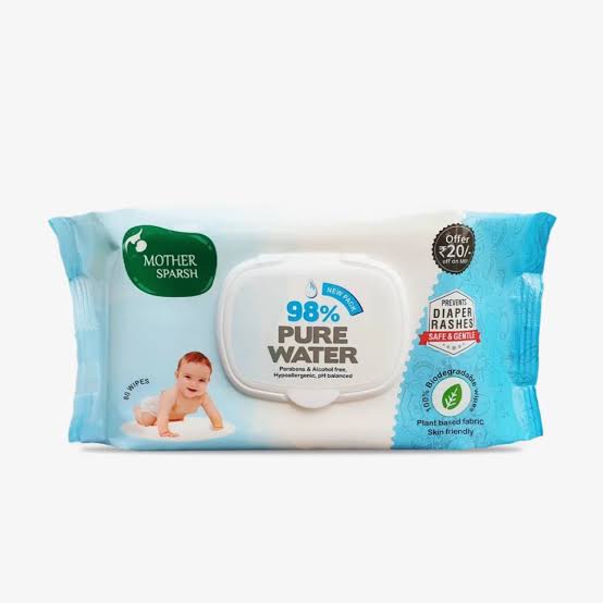 Mother sparsh 98% pure water baby wipes