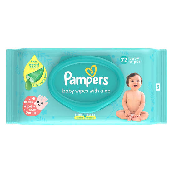 Pampers baby wipes with aloe