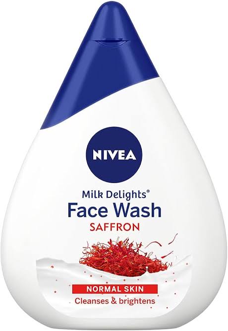 Nivea milk delights face wash saffron
