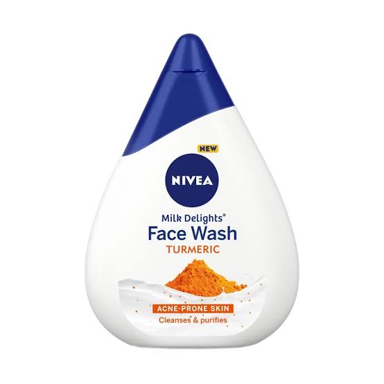 Nivea milk delights face wash turmeric