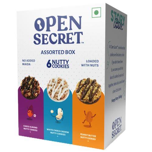 Open secret assorted box protein cookies