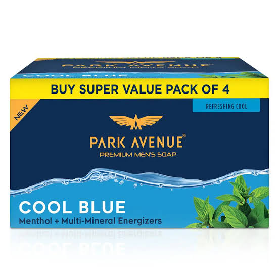 Park Avenue cool blue mens soap ( Menthol + Multi-Mineral Energizers)