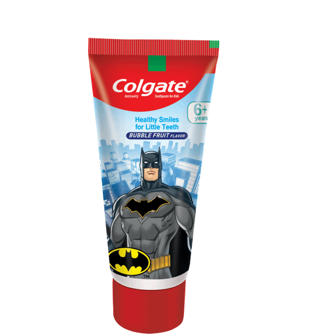 Colgate Batman kids bubble fruit toothpaste