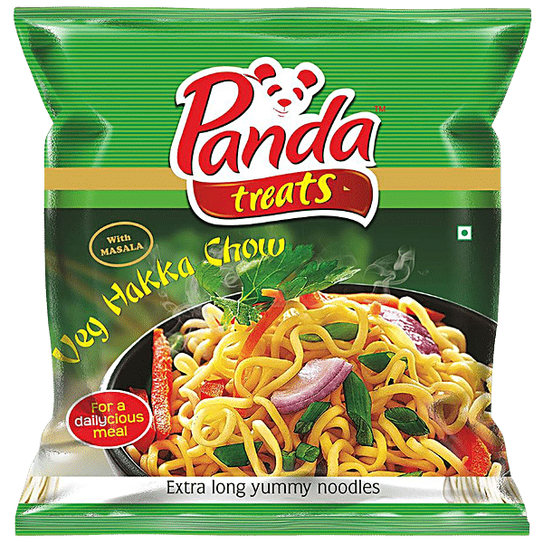Panda treats veg hakka chow noodles