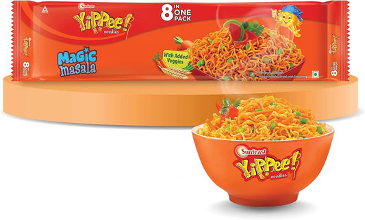 Sunfeast yippee magic masala instant cook 8pack in one