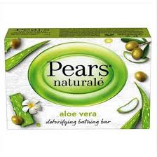 Pears natural aloe vera detoxifying bathing bar soap