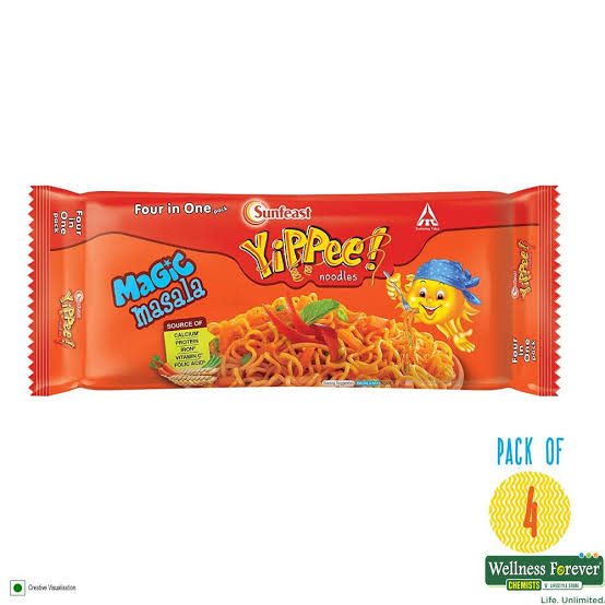 Sunfeast yippee magic masala instant cook four in one