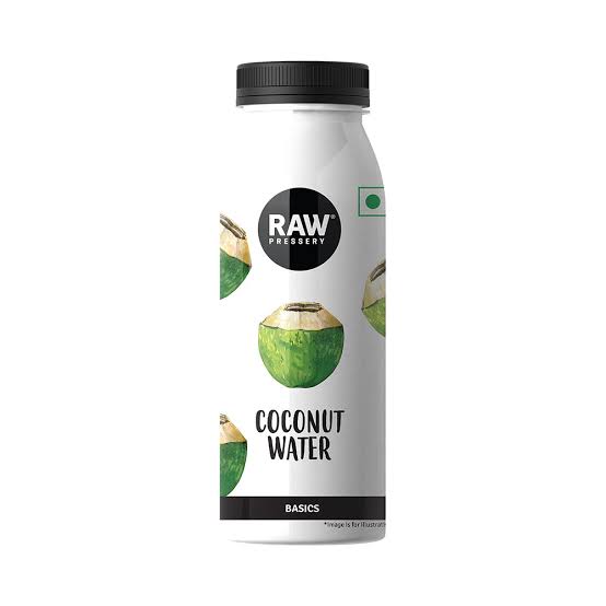Raw pressery coconut water