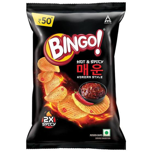 Bingo hot & spicy Korean style potato chips