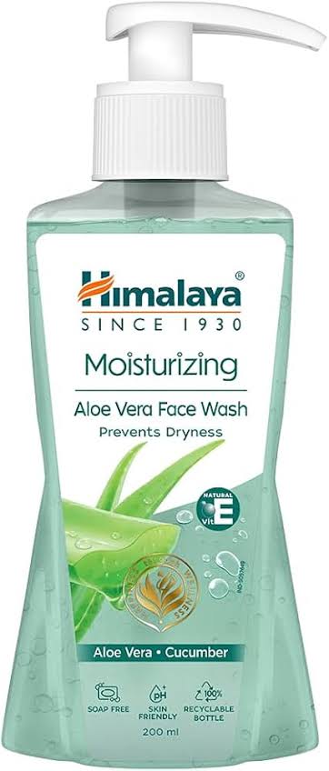 Himalayan moisturizing aloe vera face wash
