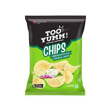 Too yumm american style cream & onion potato chips
