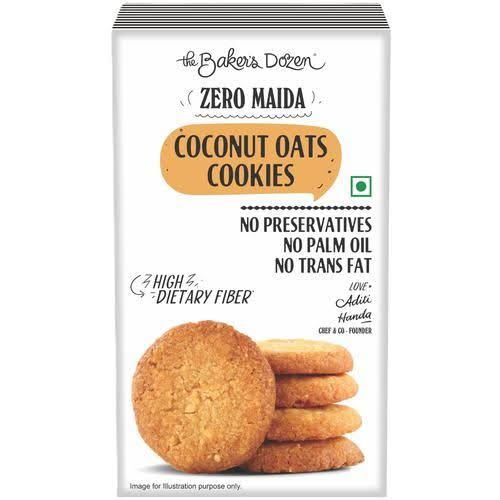 Zero Maida coconut oats cookies