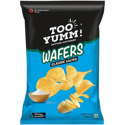 Too yumm classic salted wafers potato chips