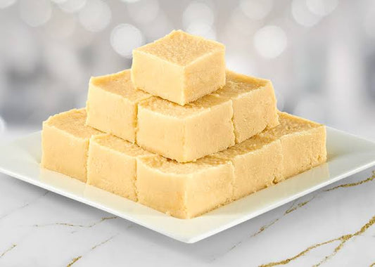 Plain milk barfi